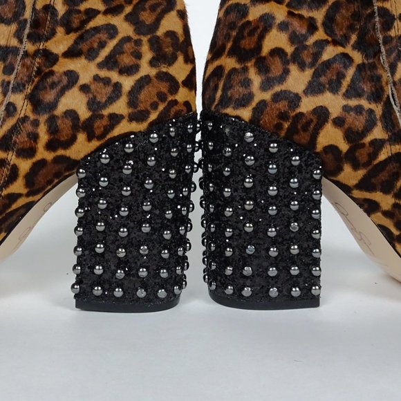 Jessica Simpson Wexton Calf Fur Booties 9.5 39.5 - Picture 9 of 9
